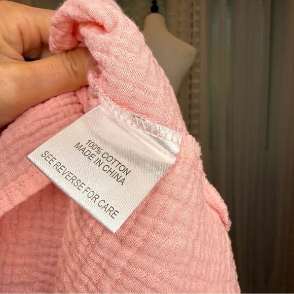 Yakima Bella Peach Midi Dress with Button Detail and Pockets - Picture 6 of 7